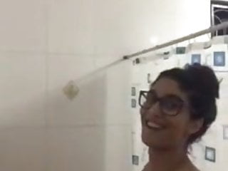 Desi indian Girl at hand shower
